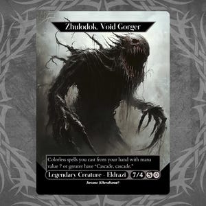 Zhulodok, Void Gorger - Proxy Full Art Custom Card