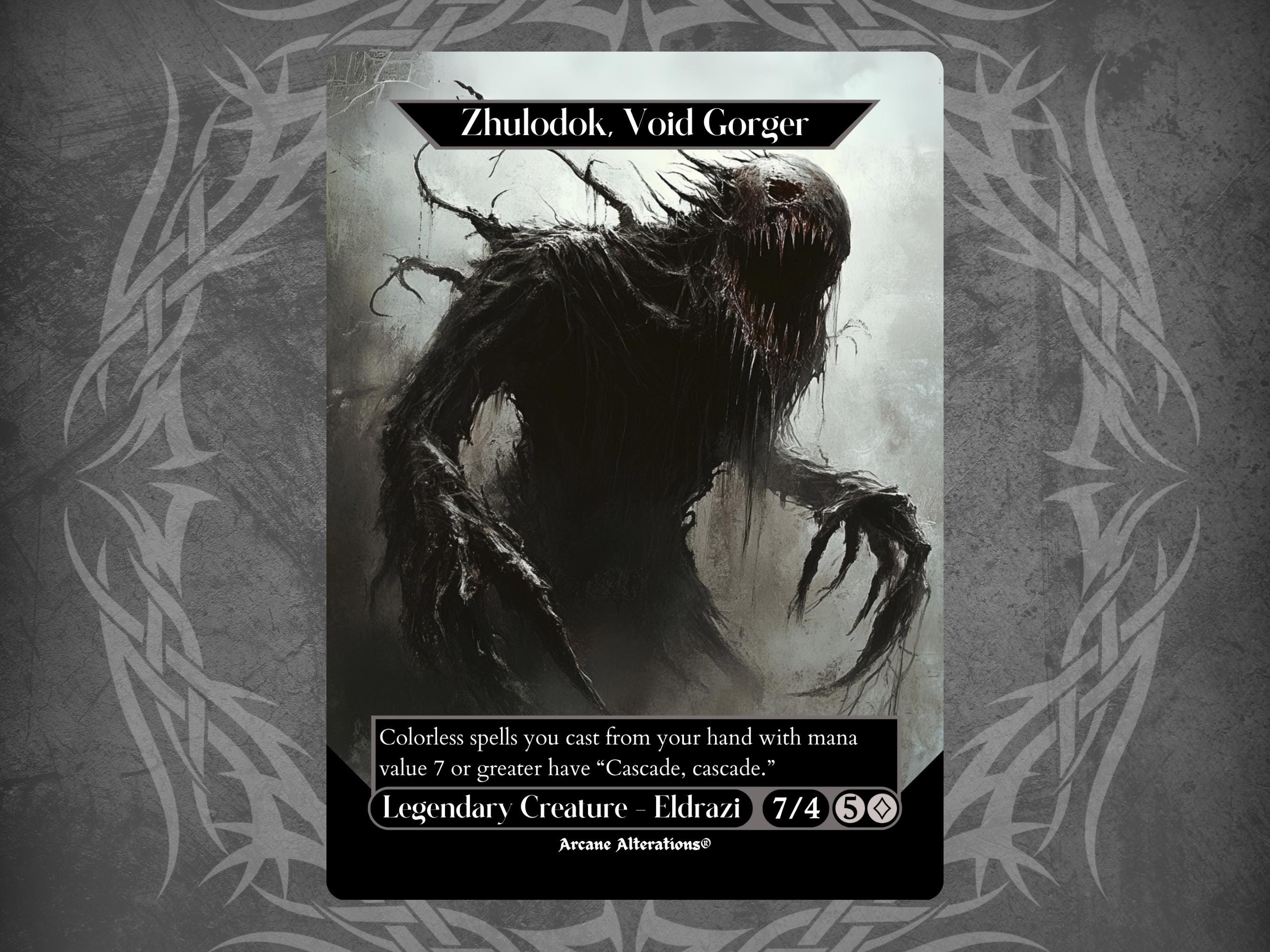 Zhulodok, Void Gorger - Proxy Full Art Custom Card - Etsy