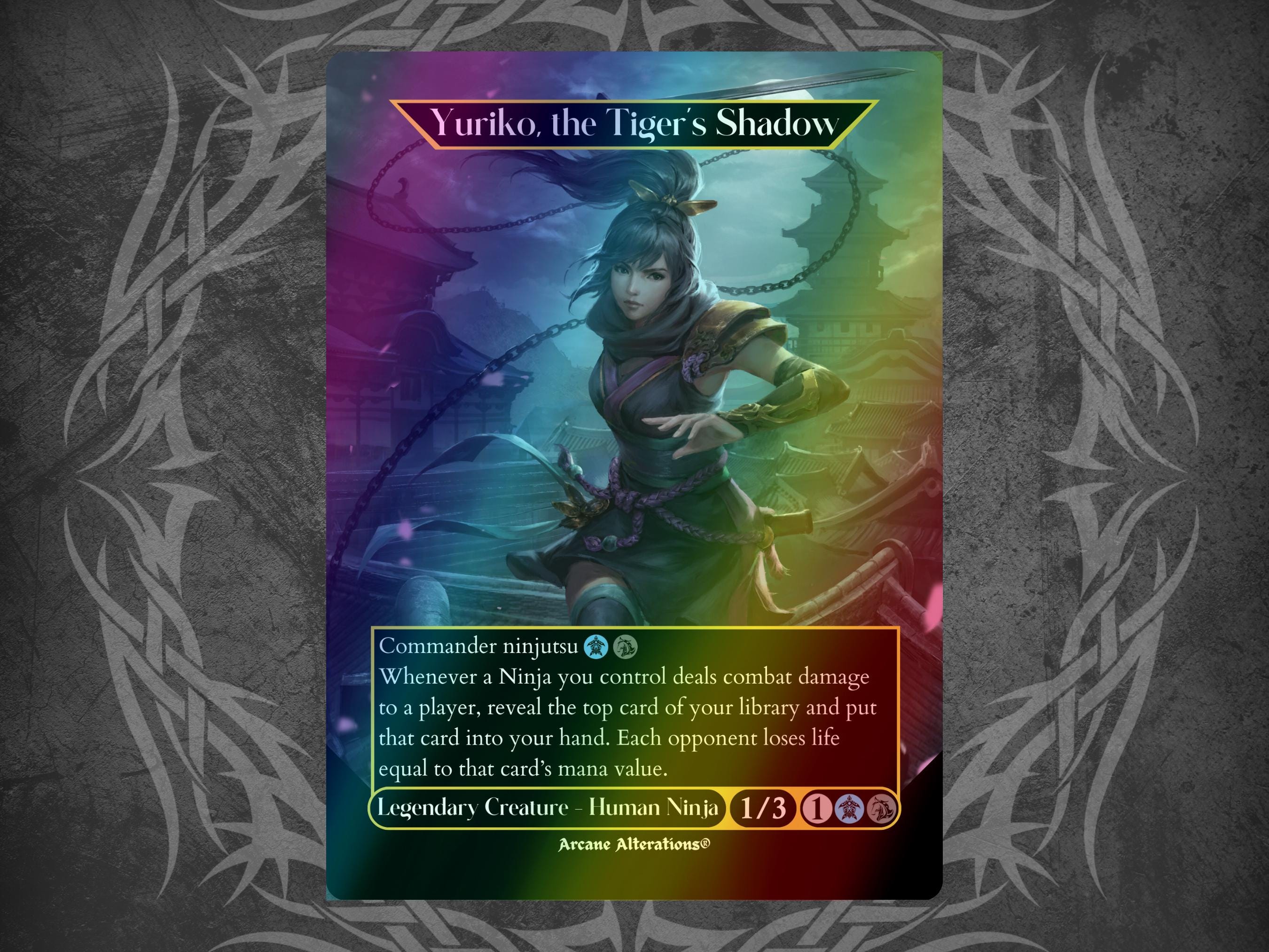 Yuriko, the Tiger's Shadow - Proxy Full Art Custom Card - Etsy