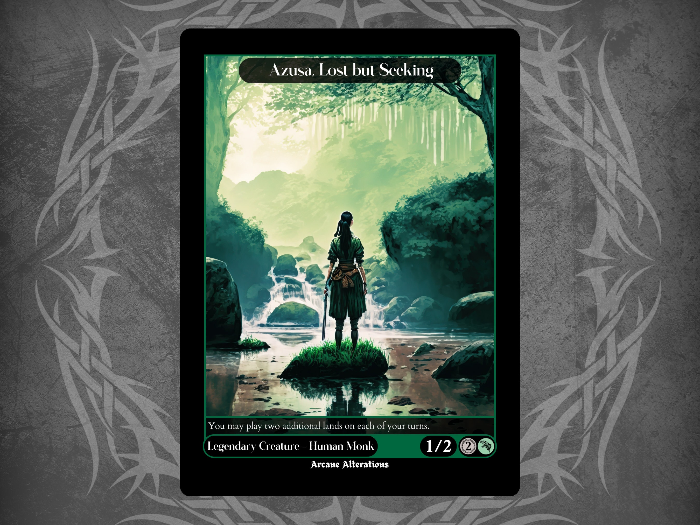 Azusa, Lost but Seeking - Full Art Custom Card - Etsy