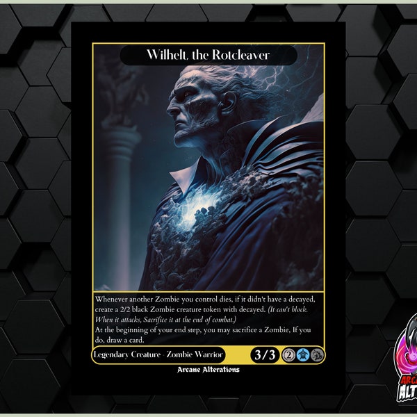 Wilhelt, the Rot Cleaver - Full Art Custom Card