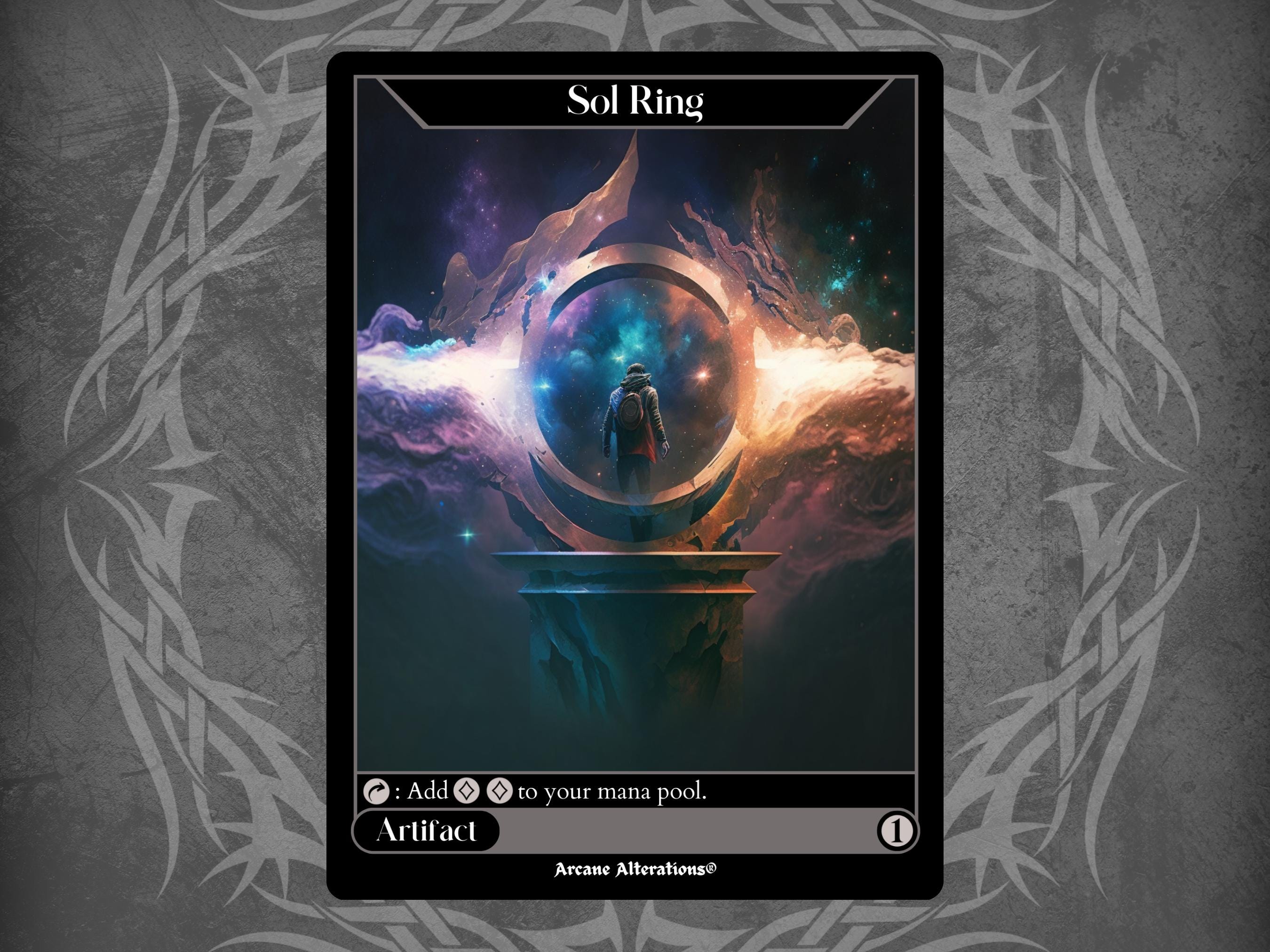 Sol Ring - Full Art Custom Card - Etsy