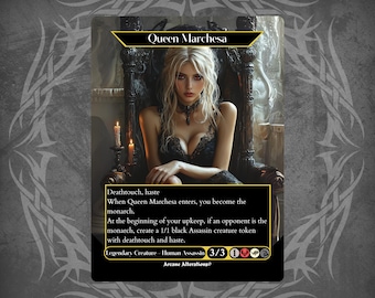 Queen Marchesa Foil Full Borderless Metal Proxy for Commander - Etsy