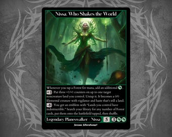 ニッサ | MTG プレイマット、TCG プレイマット、カード プレイマット