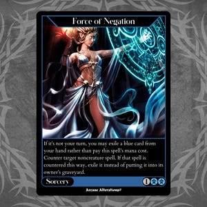 Force of Negation - Full Art Custom Card