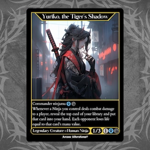 Yuriko, the Tiger's Shadow - Full Art Custom Card