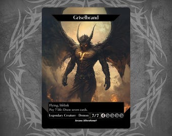 Griselbrand - Proxy Full Art Custom Card