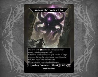 MTG 別アートカード - 約束された終末、エムラクール - Etsy 日本