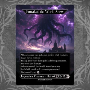 Emrakul, the World Anew - Proxy Full Art Custom Card