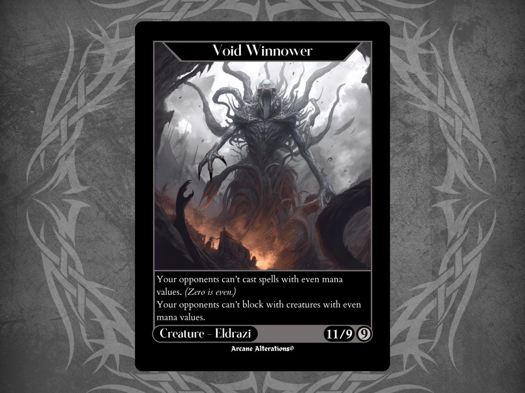 Void Winnower - Full Art Custom Card - Etsy
