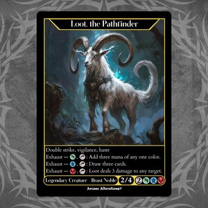 loot mtg cards Commander Deck EDH Deck Loot, the Key to Everything 100 Magic Card  Moonveil Games Put the rest on the bottom in a random order Loot Mtg - Etsy