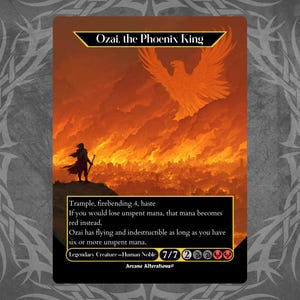 Ozai Phoenix King - Etsy