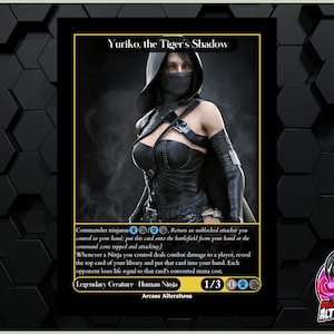 Yuriko, the Tiger&#39;s Shadow - Full Art Custom Card