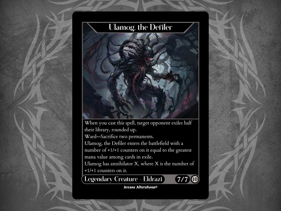 Ulamog, the Defiler - Full Art Custom Card - Etsy