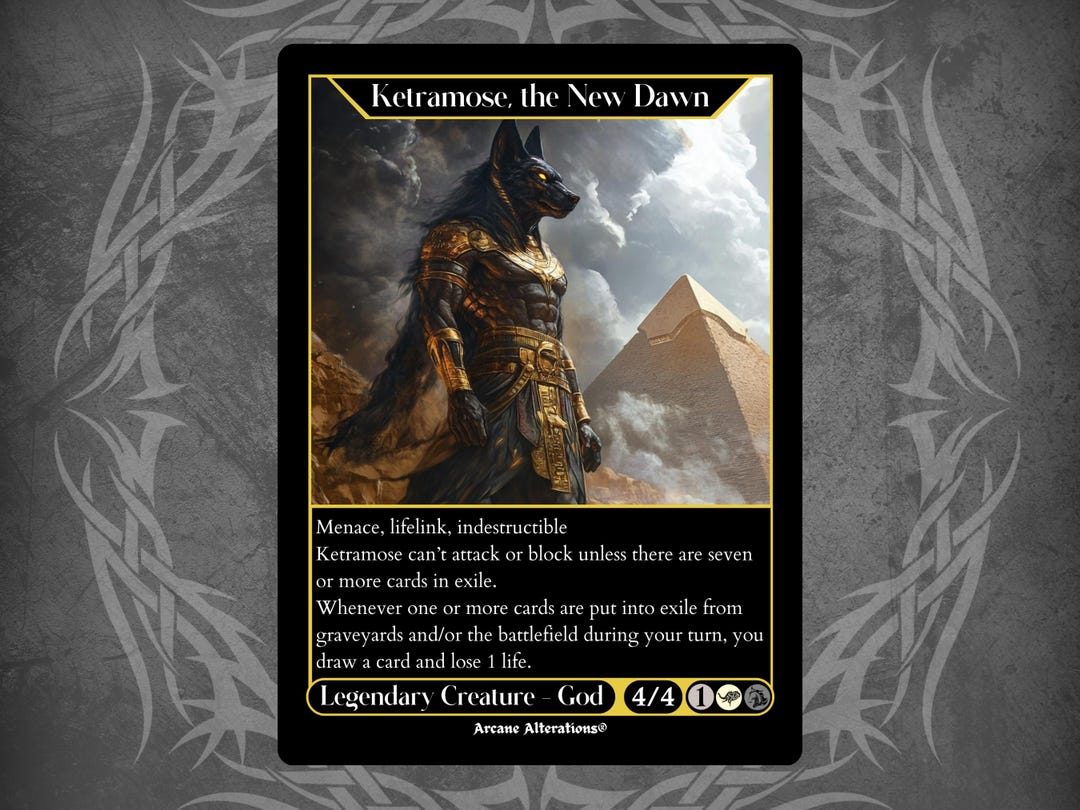 Ketramose, the New Dawn - Proxy Full Art Custom Card - Etsy