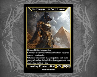Ketramose, the New Dawn - Proxy Full Art Custom Card - Etsy