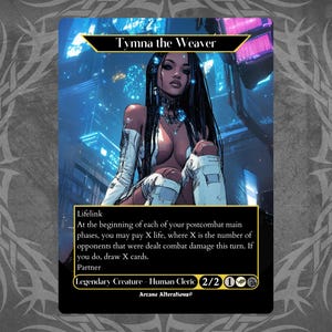 Tymna the Weaver - Proxy Full Art Custom Card