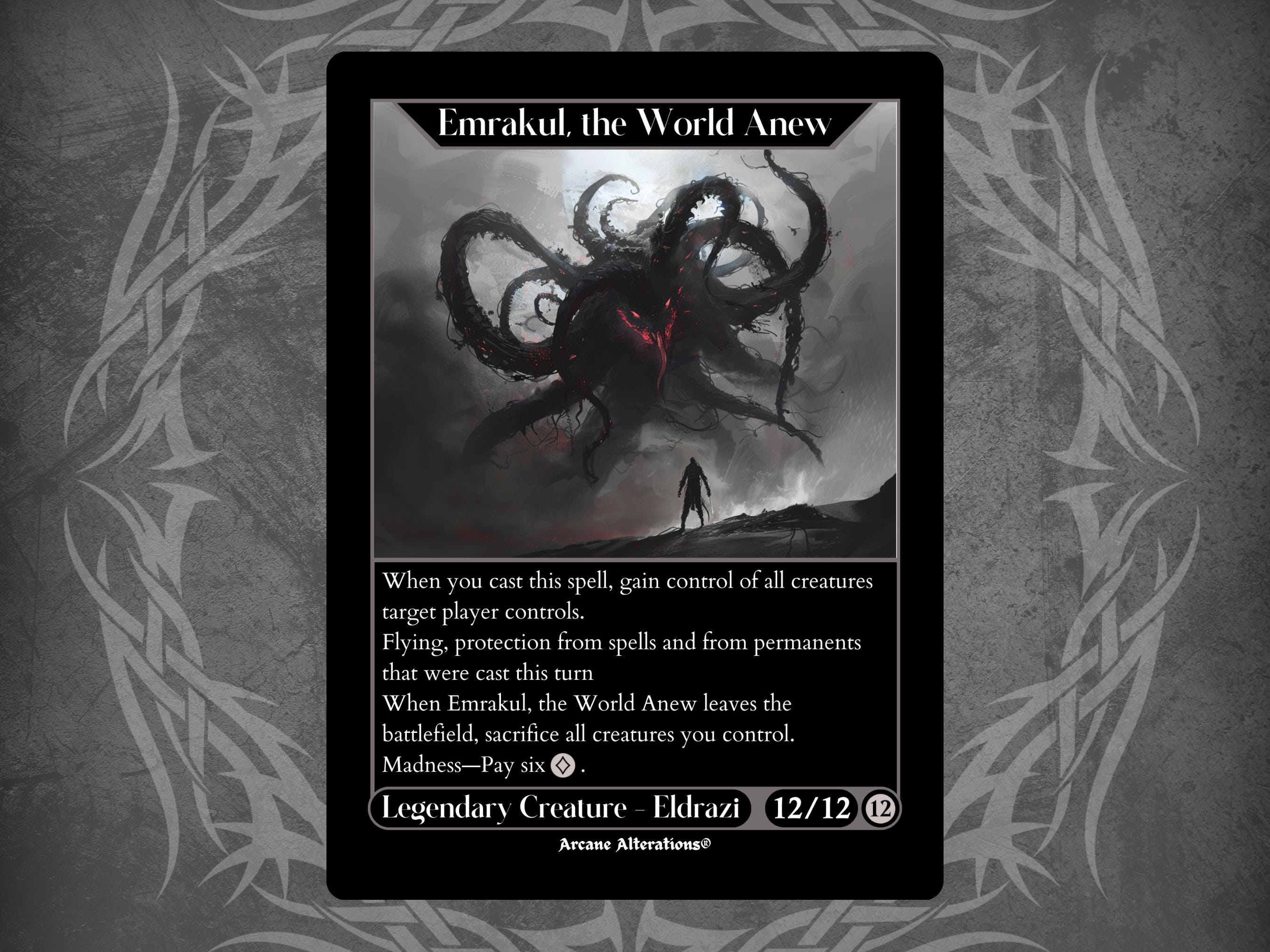 FOIL)(フルアート)再誕世界、エムラクール/Emrakul, the World