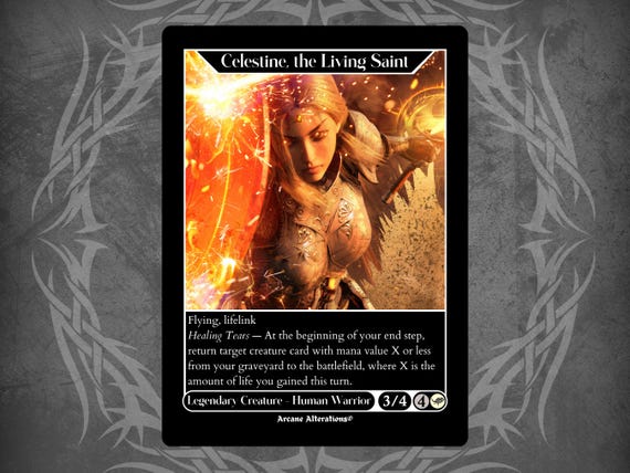 Celestino, il Santo Vivente Carta personalizzata Full Art