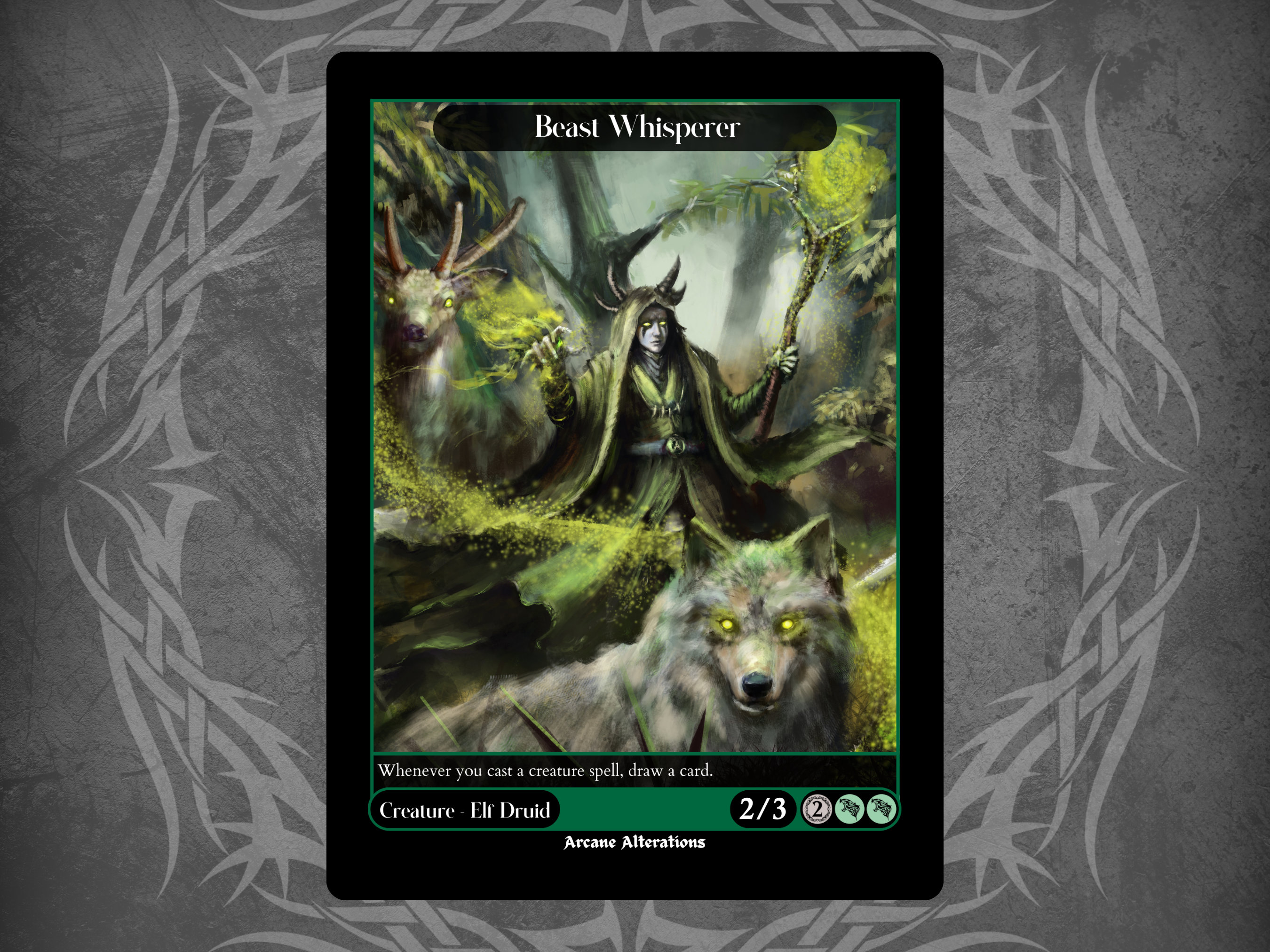 mtg cards like beast whisperer New elf card with card draw ability draw a card. mtg cards like beast whisperer