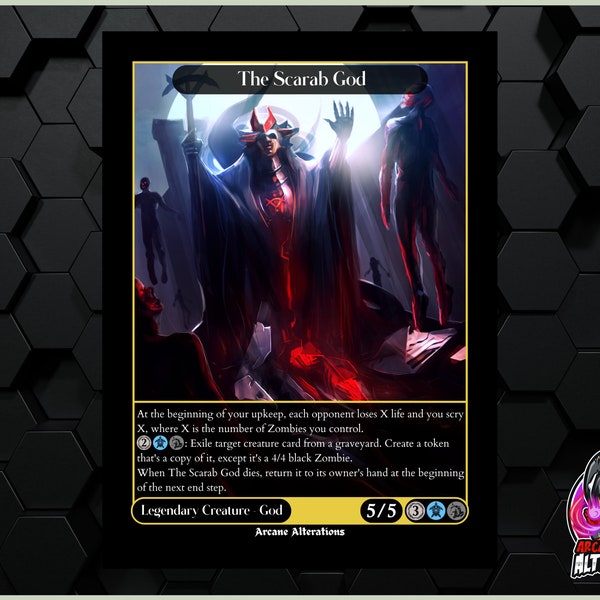 The Scarab God - Full Art Custom Card