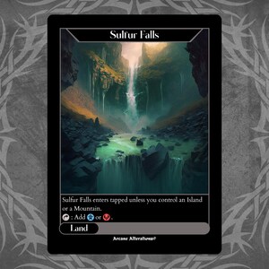 Sulfur Falls - Full Art Custom Card