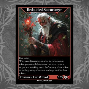 Redoubled Stormsinger - Proxy Full Art Custom Card