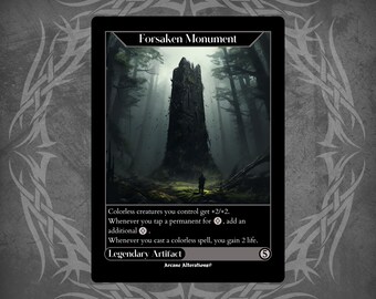 mtg 古の館底種　4枚　拡張アート　ダクスモーン 047)□拡張アート□《古の館底種/Ancient Cellarspawn》[DSC] 黒