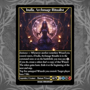 Inalla, Archmage Ritualist - Full Art Custom Card