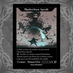 Shadowborn Apostle - Full Art Custom Card