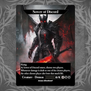 Seminatore di discordia - Proxy Full Art Custom Card