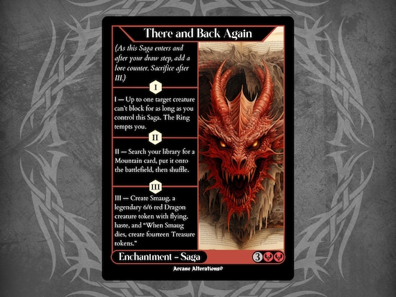 There and Back Again - Full Art Custom Card - Etsy