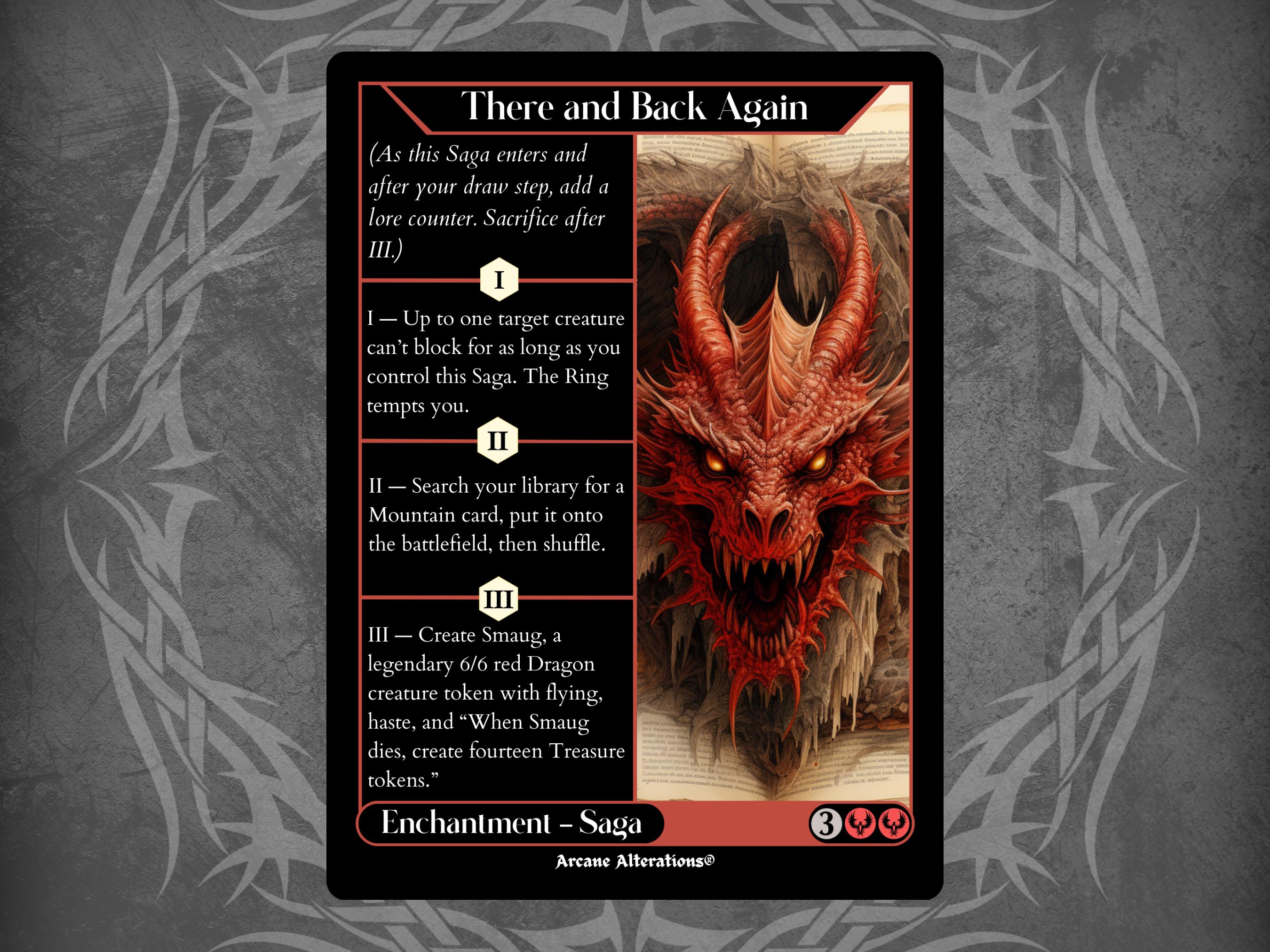There and Back Again - Full Art Custom Card - Etsy