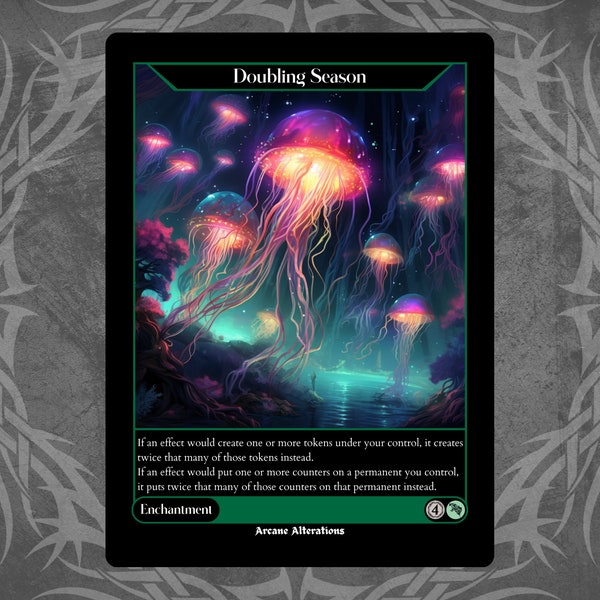 Doubling Season - Full Art Custom Card