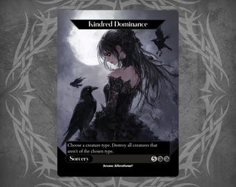 Kindred Dominance - Proxy Full Art Custom Card