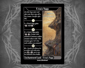Urza&#39;s Saga - Full Art Custom Card