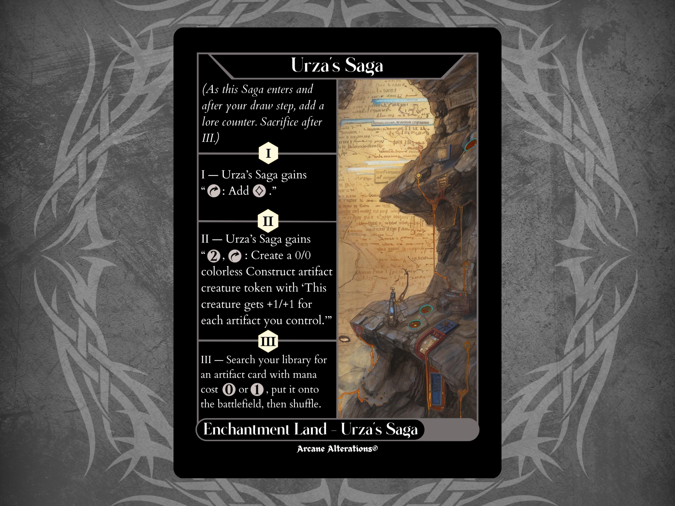 Urza's Saga - Full Art Custom Card - Etsy