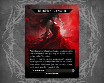 Bloodchief Ascension - Proxy Full Art Custom Card