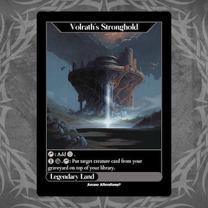 Volrath's Stronghold (custom Card Alternate Art) - Etsy