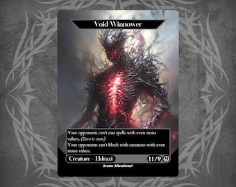 Tarjeta personalizada con arte completo de Void Winnower