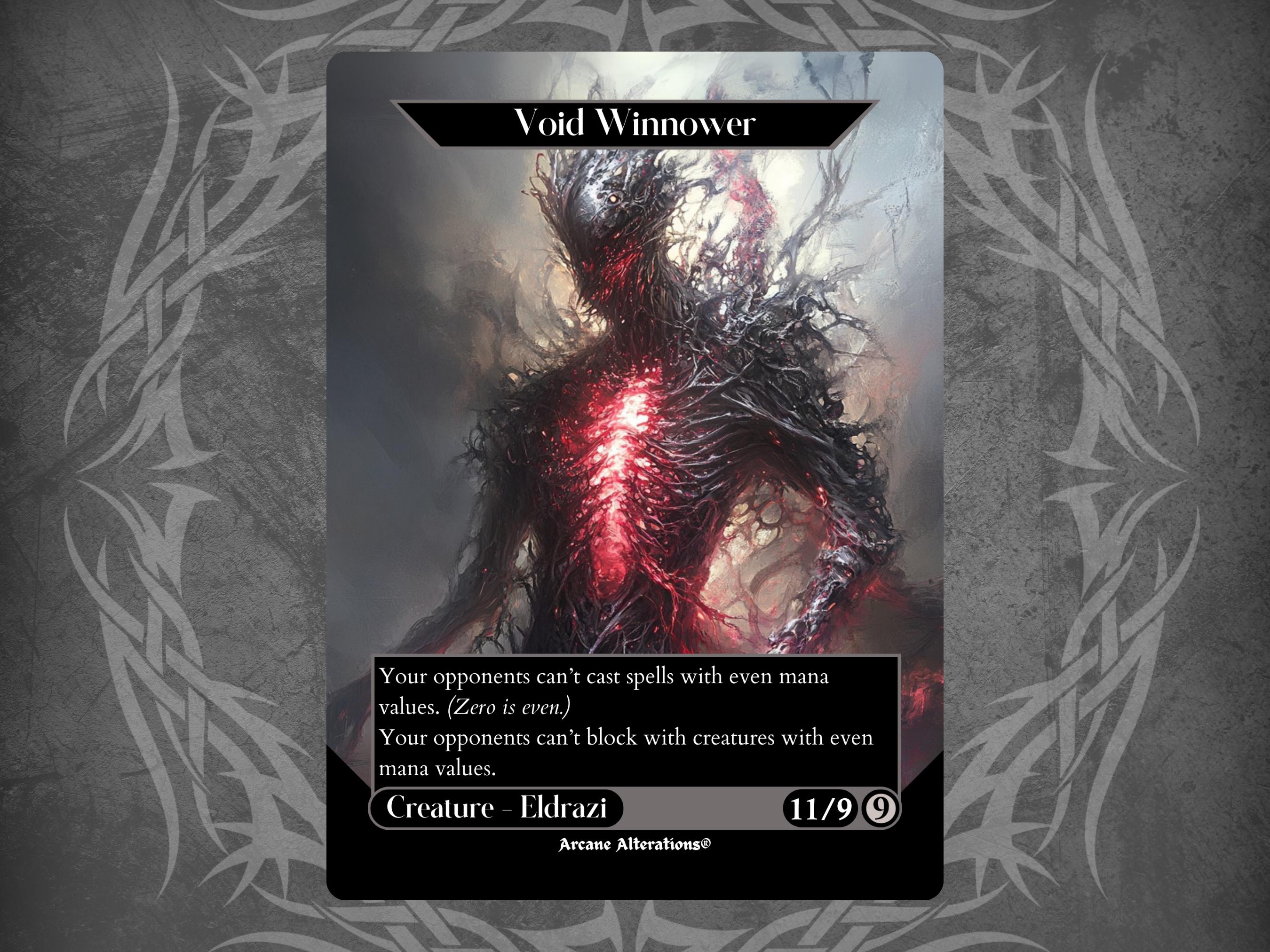 Void Winnower - Proxy Full Art Custom Card - Etsy