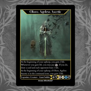 Oloro, Ageless Ascetic - Full Art Custom Card