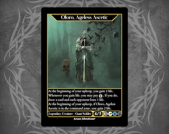 lifegain card draw mtg Oloro, Ageles Ascetic Magic Custom Commander Deck How do Drogskol Reaver and