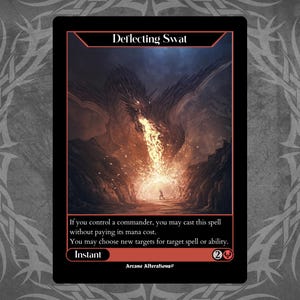 Deflecting Swat - Tarjeta personalizada con ilustraciones completas