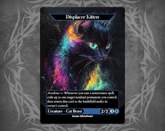 Displacer Kitten - Proxy Full Art Custom Card - Etsy