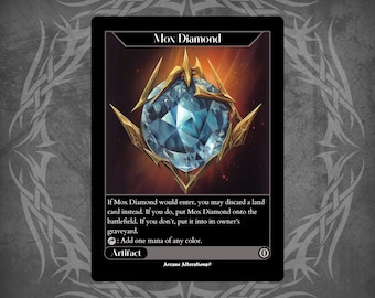 Mox Diamond アーティファクトカード Mox Diamond Foil From the Vault: Relics Magic The Gathering