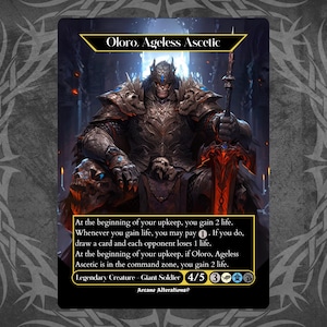MTG Commander Deck Magic: The Gathering Commander Deck - Oloro, Ageless Ascetic (100 Cards, Esper Colors) Mtg Angel Deck MTG Commander Deck Magic: The Gathering Commander Deck - Oloro, Ageless Ascetic (100 Cards, Esper Colors) Mtg Angel Deck