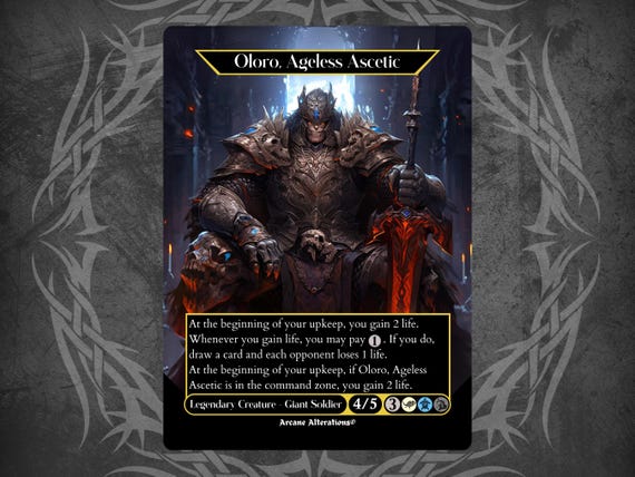 mtg oloro ageless ascetic commander deck MTG Commander Deck EDH Deck Grolnok, the Omnivore 100 Magic Cards –  Moonveil Games main image 1
