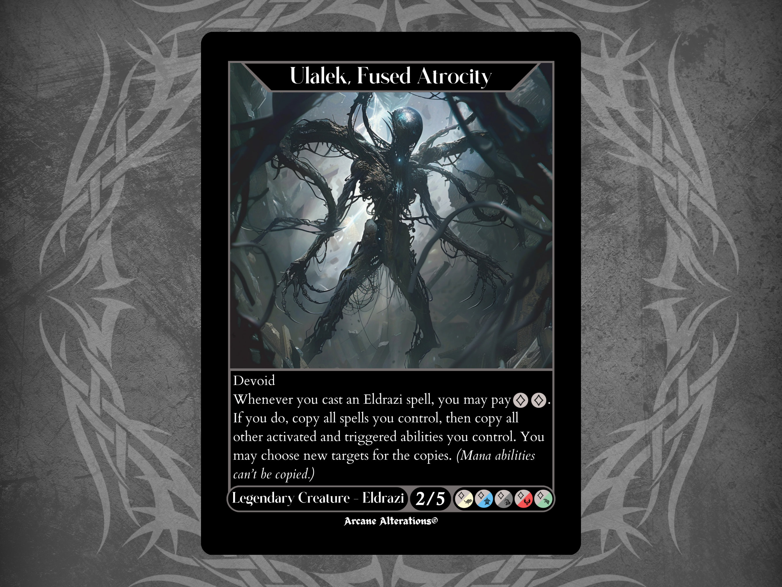 Ulalek, Fused Atrocity - Full Art Custom Card