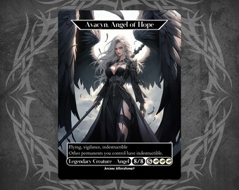 MTG 改変アートカード - 大天使アヴァシン / 浄化の神アヴァシン